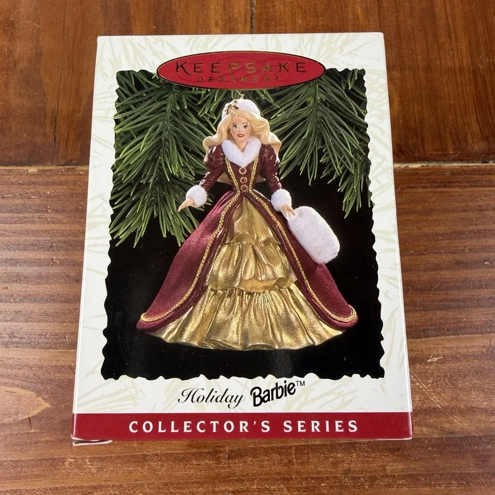 Hallmark Keepsake Ornament Holiday Barbie Collectors Series #4 Dated 1996 NIB